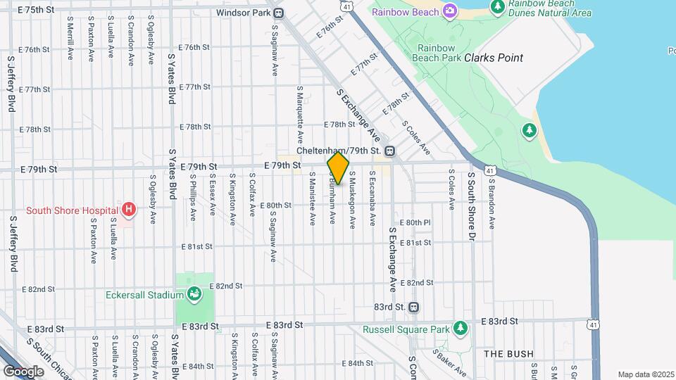 7939 S Burnham Ave Map and Location Details