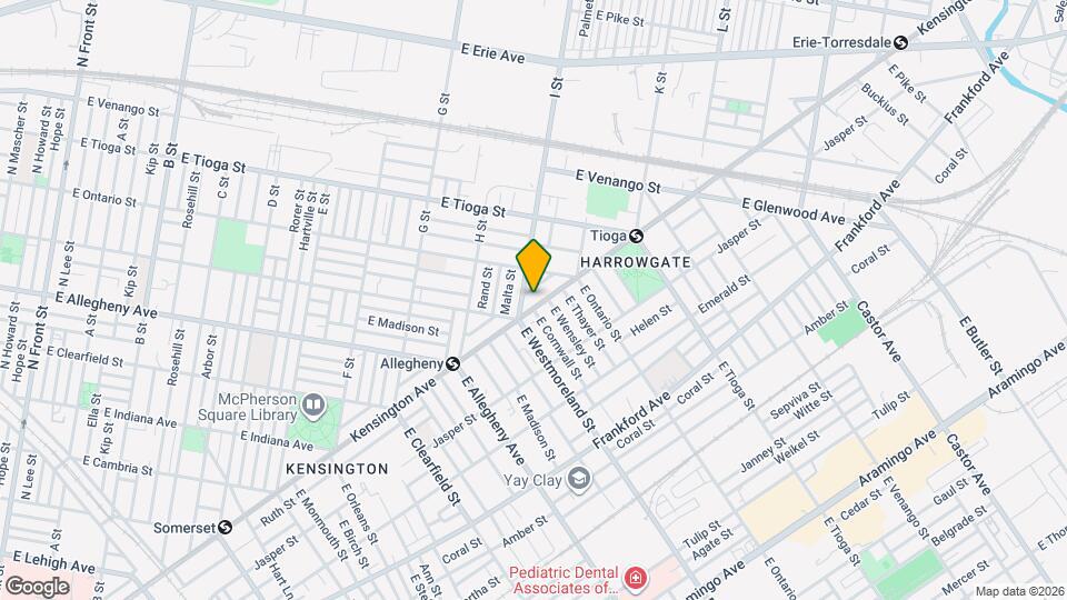 3316 Kensington Ave Map and Location Details
