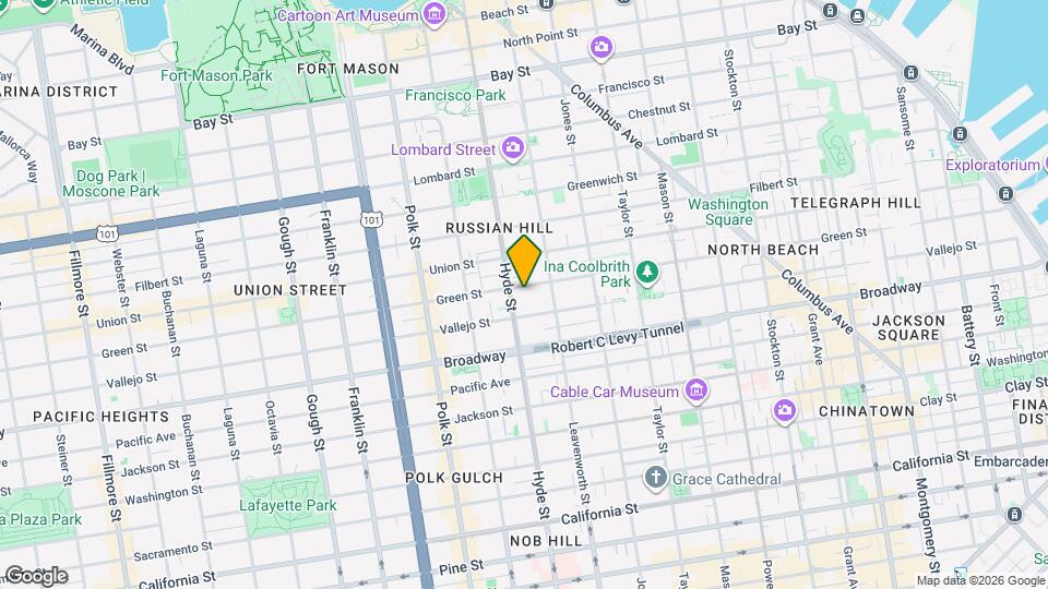 1167 Green St Map and Location Details