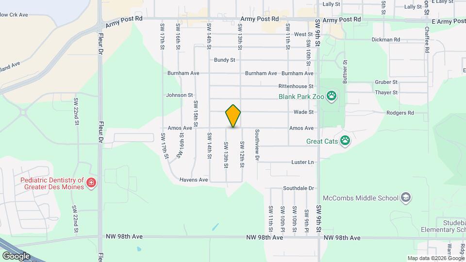 1206 Amos Ave Map and Location Details