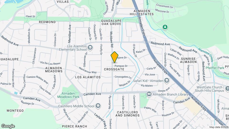 6332 McAbee Rd Map and Location Details