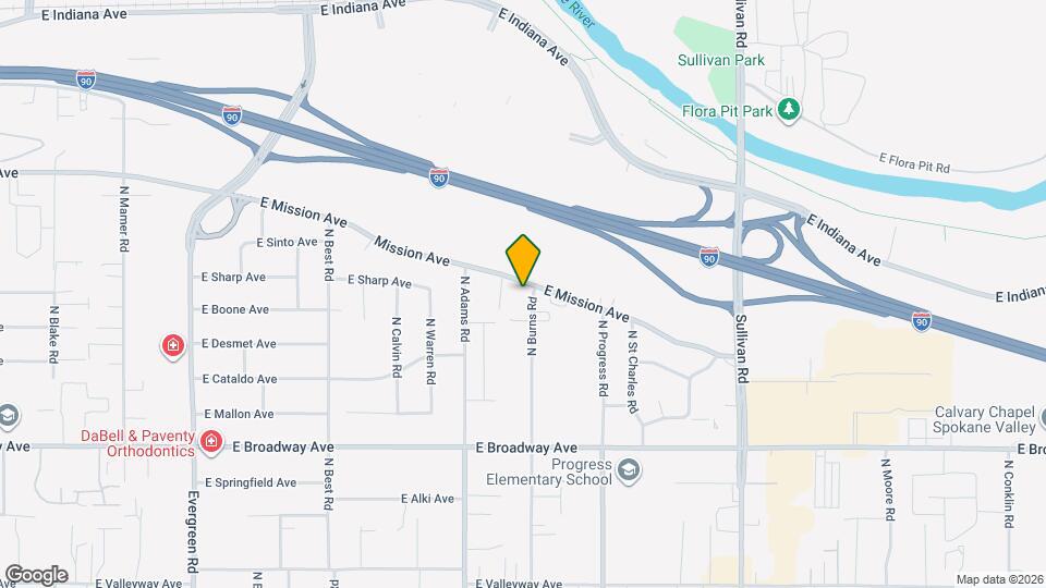 1213 N Burns Rd Map and Location Details