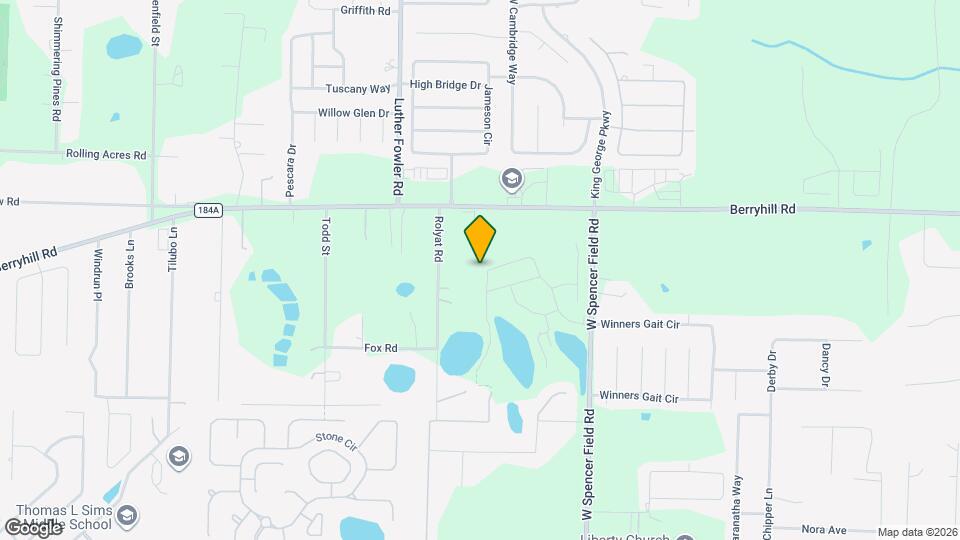 5761 Danbury Blvd Map and Location Details