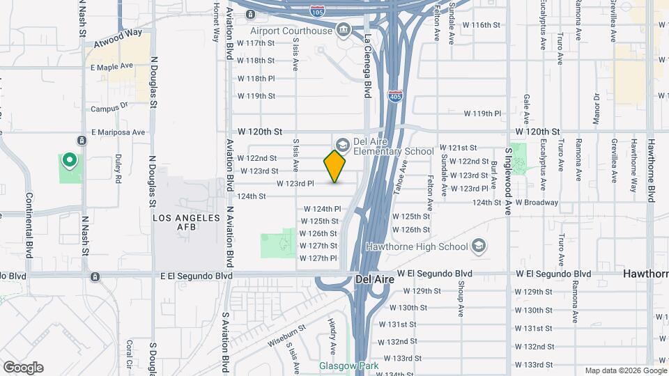 5256 W 123rd Pl Mapa y Detalles de la Ubicación