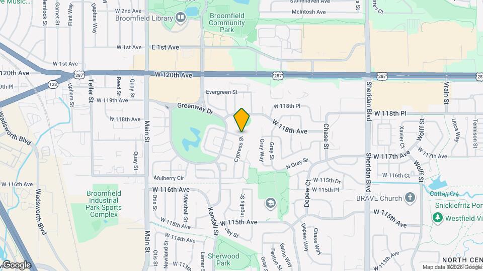 398 Cypress St Mapa y Detalles de la Ubicación