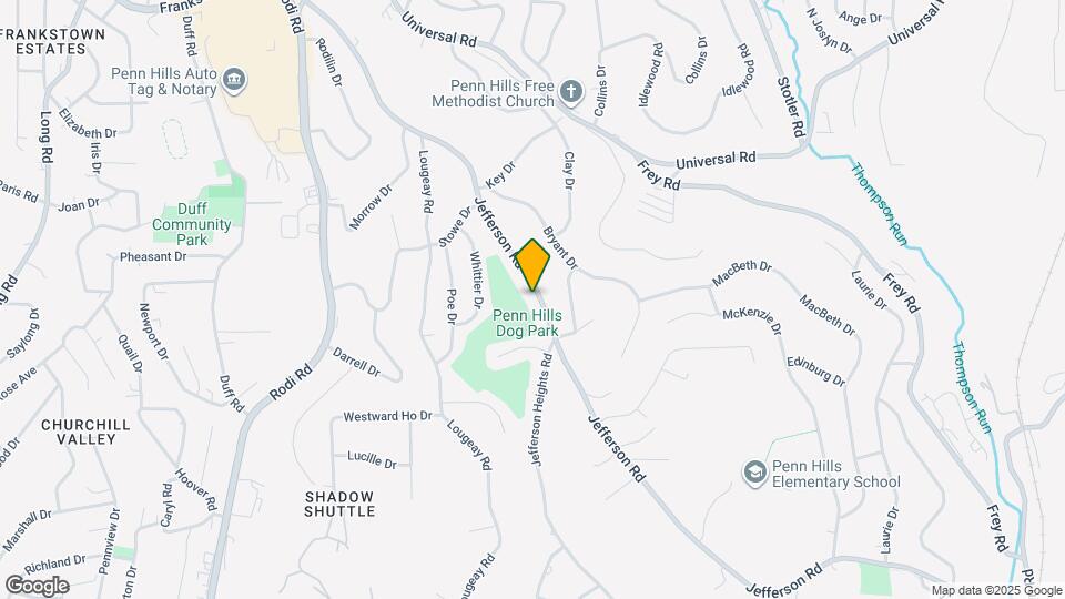 746 Jefferson Rd Map and Location Details