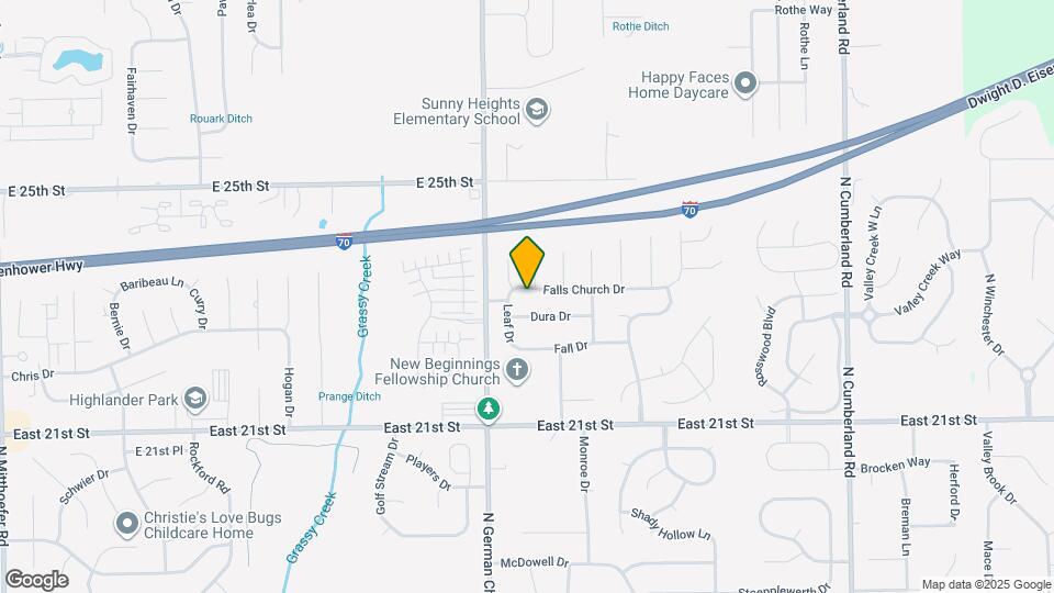 11045 Falls Church Dr Map and Location Details