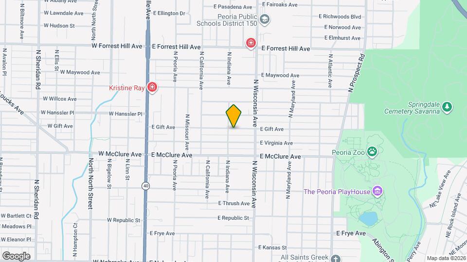 704 E Gift Ave Mapa y Detalles de la Ubicación