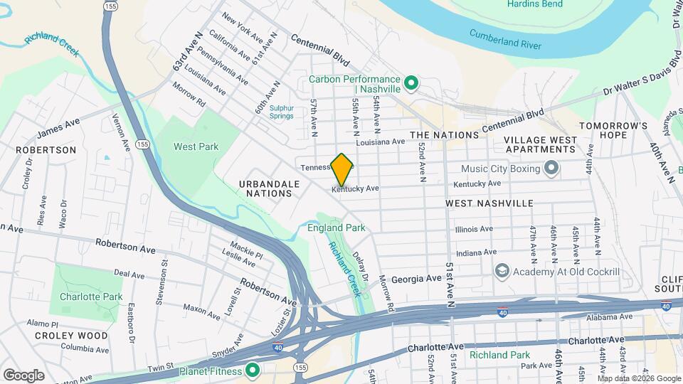 5521 Kentucky Ave Mapa y Detalles de la Ubicación