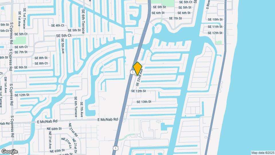 1017 SE 22nd Ave Map and Location Details