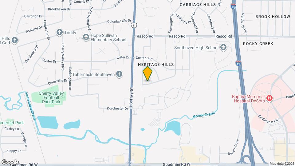 1362 Richland Dr Map and Location Details