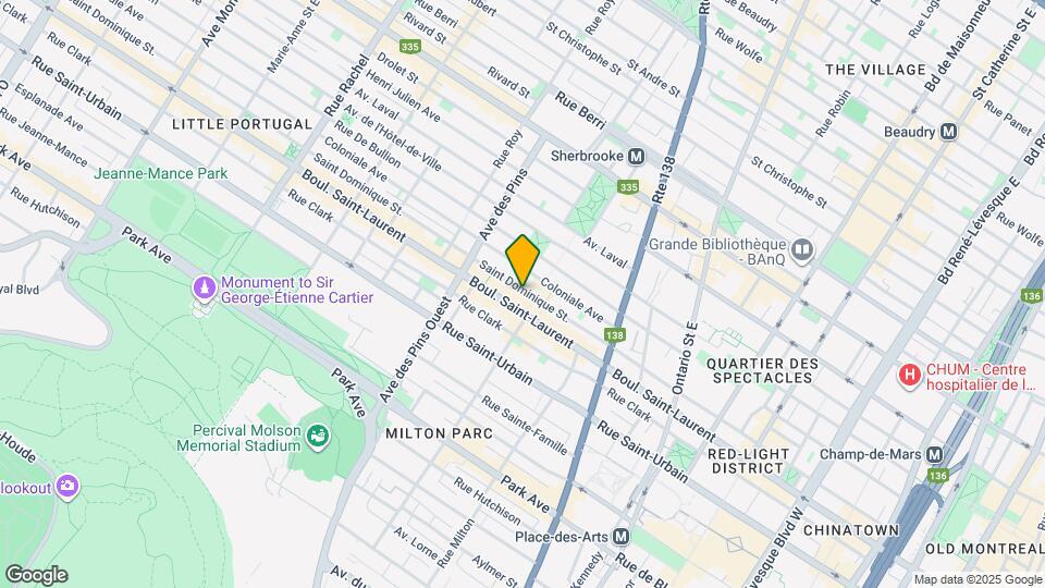 3620 Rue Saint-Dominique Map and Location Details