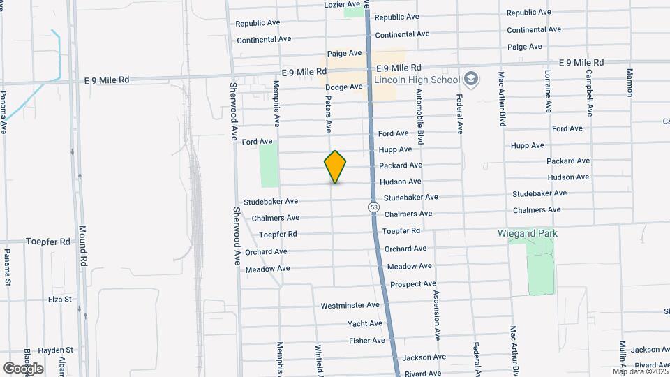 7512 Hudson Ave Map and Location Details