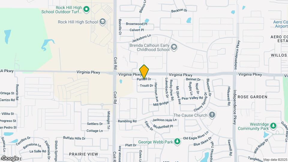 10709 Parnell Dr Map and Location Details