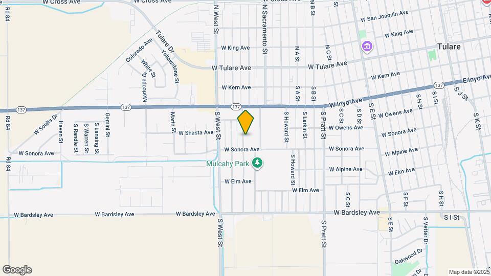 450 S Santa Clara St Map and Location Details