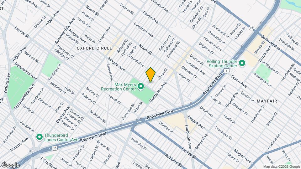 6613 Eastwood St Map and Location Details