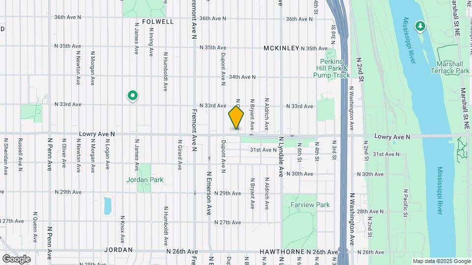 1002 Lowry Ave N Map and Location Details