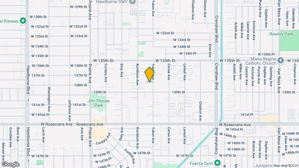 13717 Yukon Ave-Unit -UNIT 13719 Map and Location Details