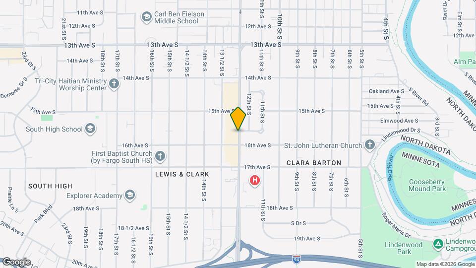 1545 S University Dr Map and Location Details