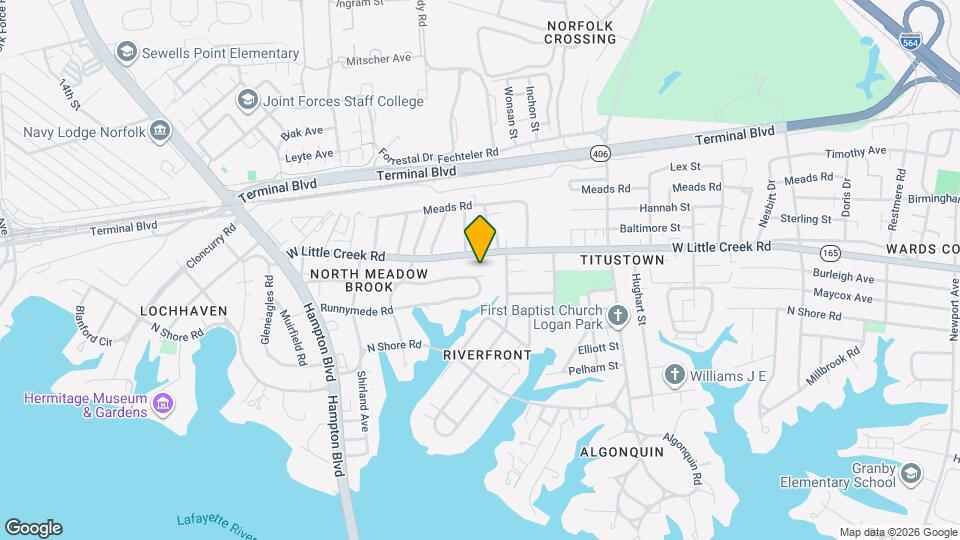 1402 Trouville Ave Map and Location Details