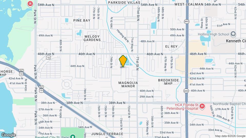 4391 73rd St N Mapa y Detalles de la Ubicación