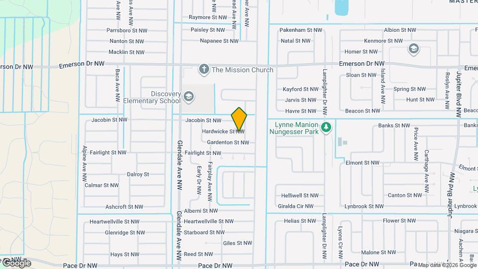 1506 Hardwicke St NW Map and Location Details