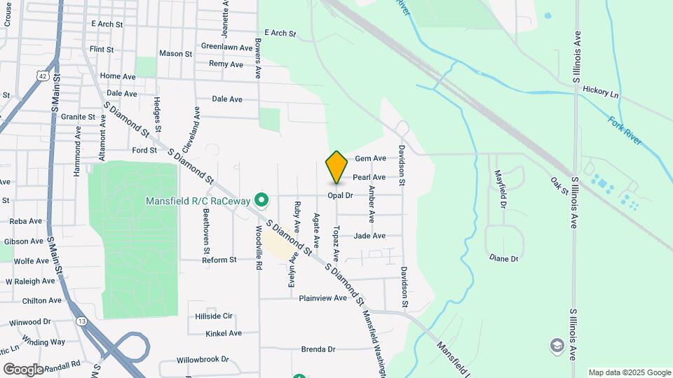 414 Topaz Ave Map and Location Details