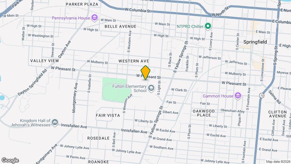 517 S Shaffer St Map and Location Details