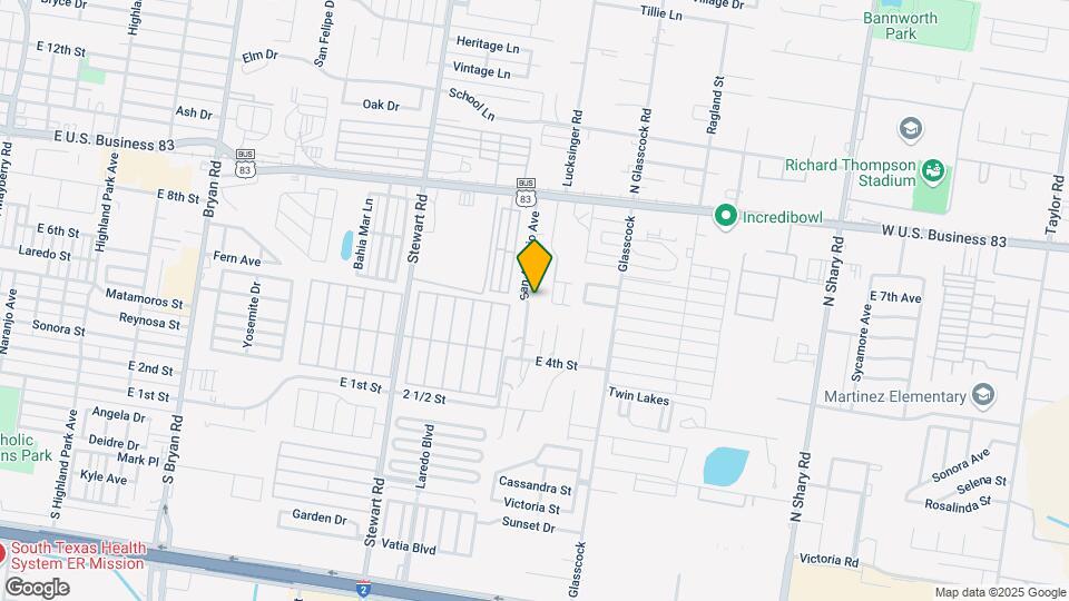 600 San Antonio Ave Map and Location Details
