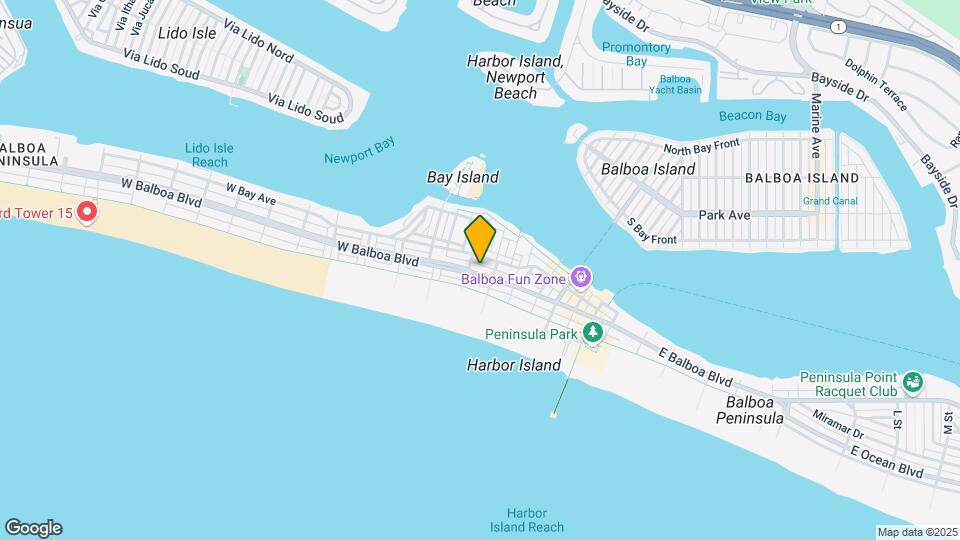 208 E Balboa Blvd Mapa y Detalles de la Ubicación