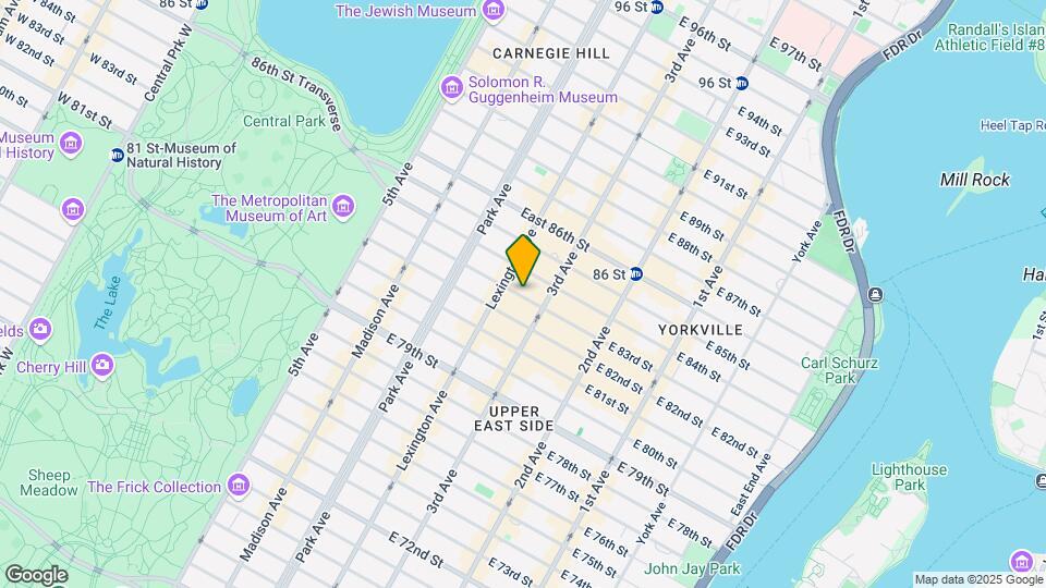 165 E 83rd St, Unit #4D Map and Location Details