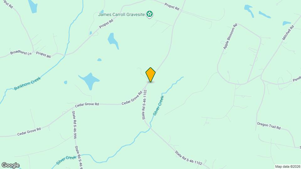530 Cedar Grove Rd Map and Location Details