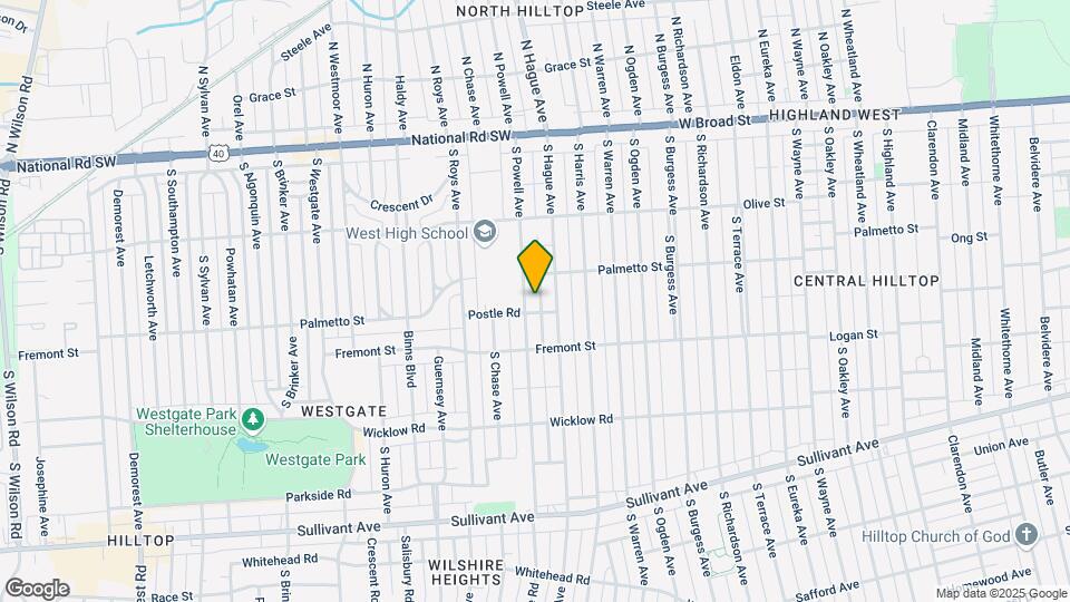 234 S Powell Ave Map and Location Details