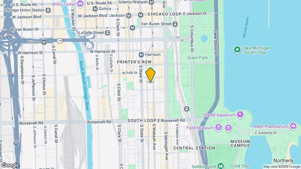802 S Michigan Ave Mapa y Detalles de la Ubicación