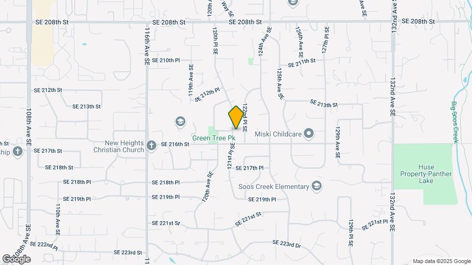 21500 121st Pl SE, Unit 21500 121st Place SE Daylight basement Map and Location Details
