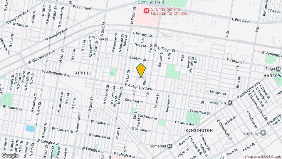 222 E Willard St Map and Location Details