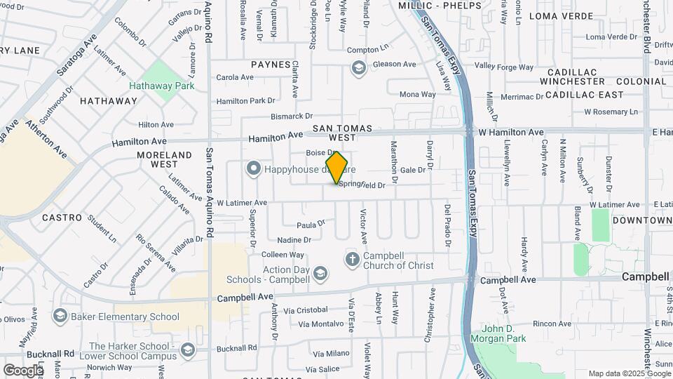 1086 Springfield Dr Map and Location Details