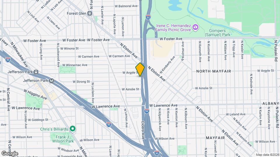 4810 W Strong St Map and Location Details