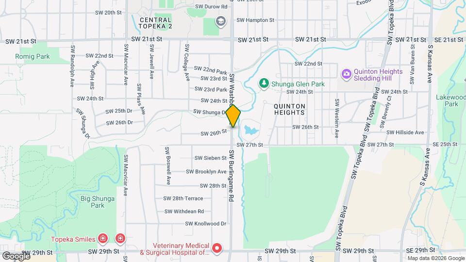 2604 SW Washburn Ave Map and Location Details