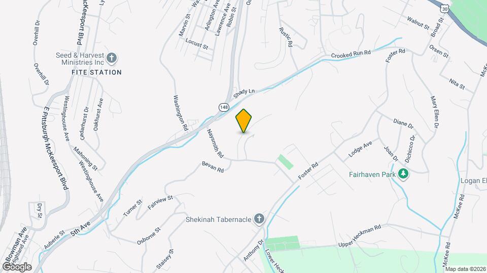 3614 Bevan Rd Mapa y Detalles de la Ubicación