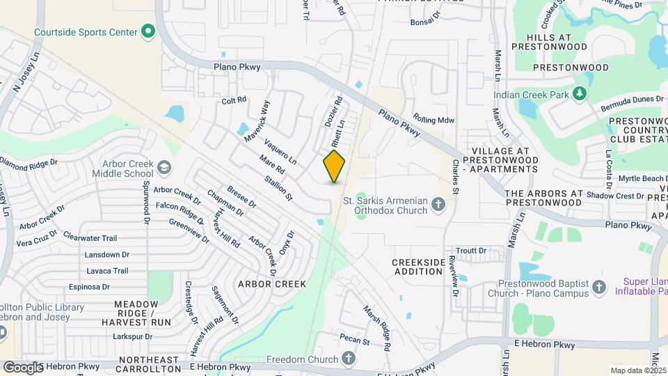 2440 Vaquero Ln Mapa y Detalles de la Ubicación