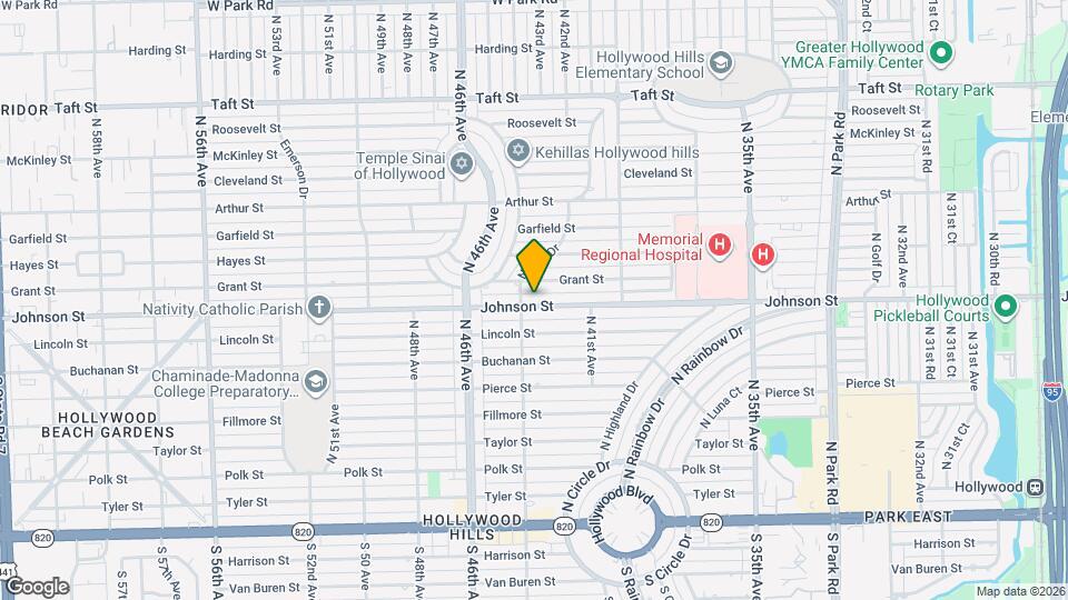 4309 Johnson St Map and Location Details