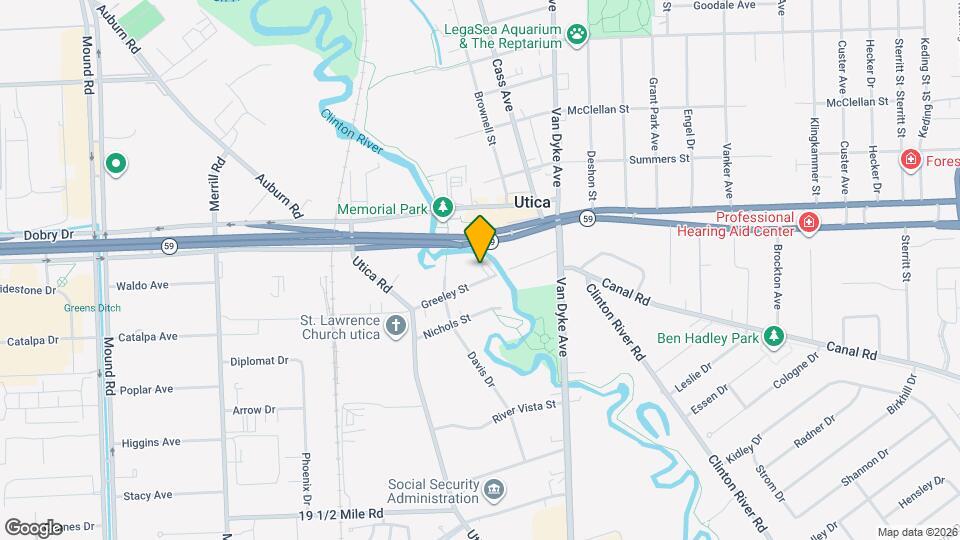 Eagles Landing of Utica Map and Location Details