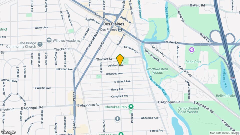 965-969 Cora St Mapa y Detalles de la Ubicación