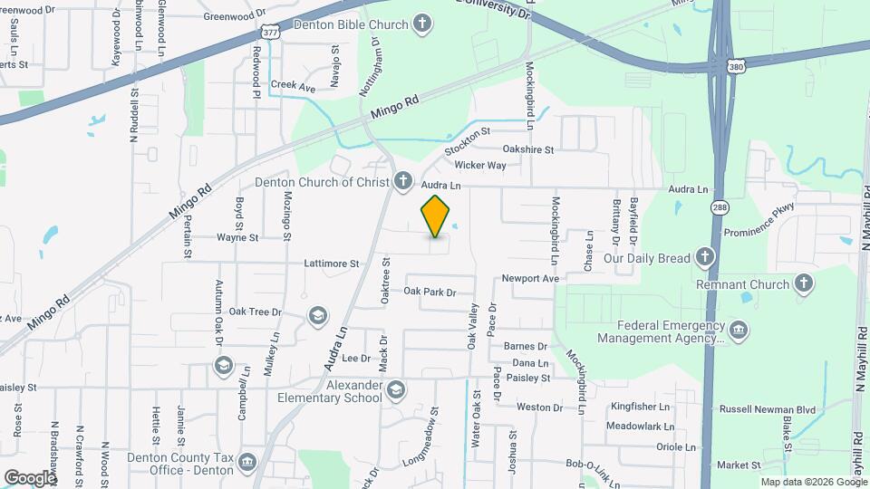 1308 Oak Orch Ln Map and Location Details