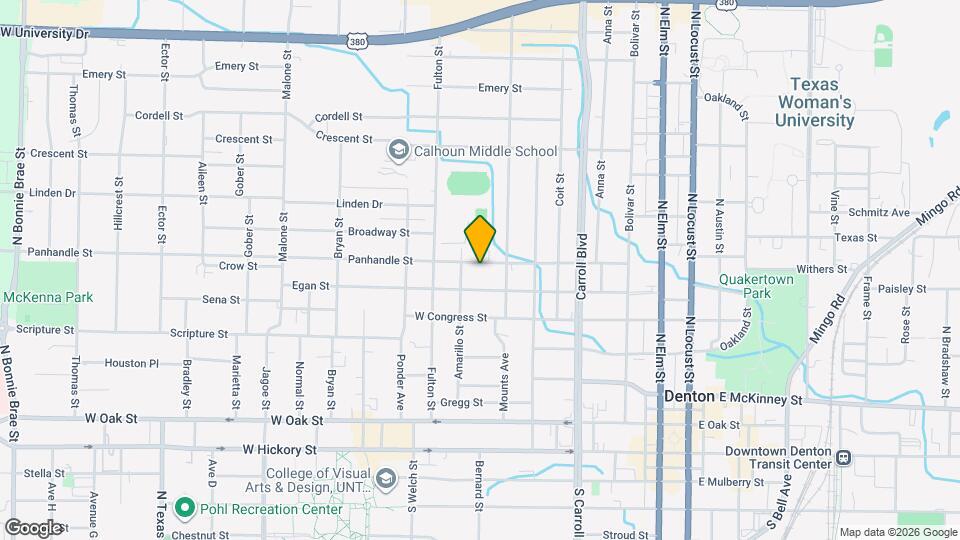 909 Panhandle St Map and Location Details