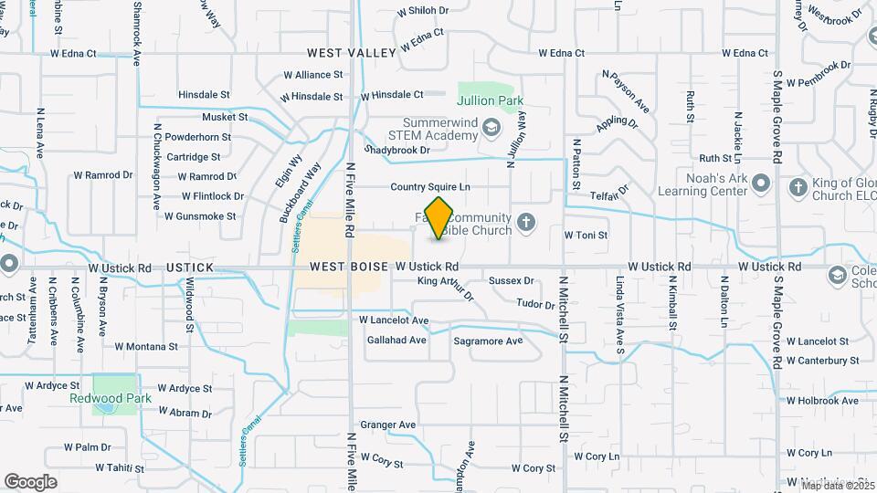 10222 W Ustick Rd Map and Location Details