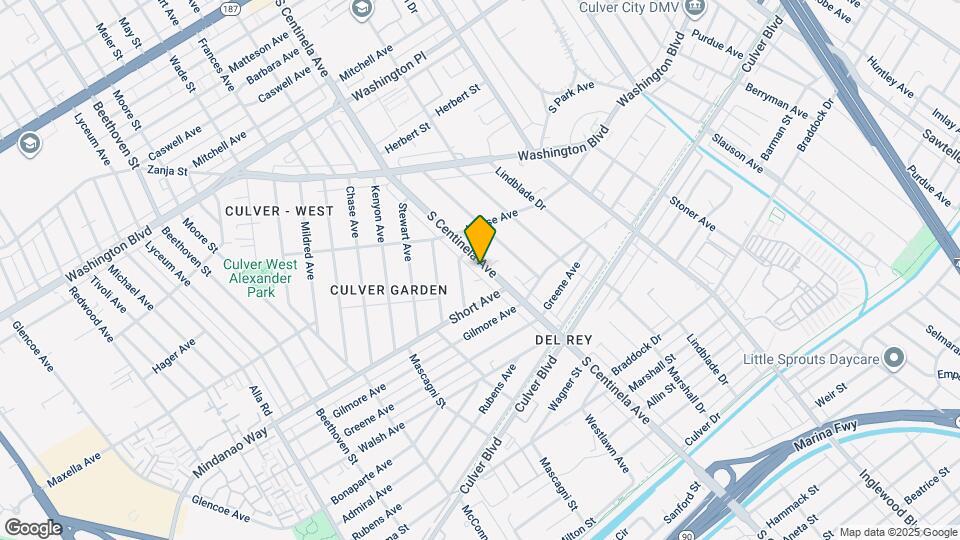 4427 S Centinela Ave, Unit B Mapa y Detalles de la Ubicación