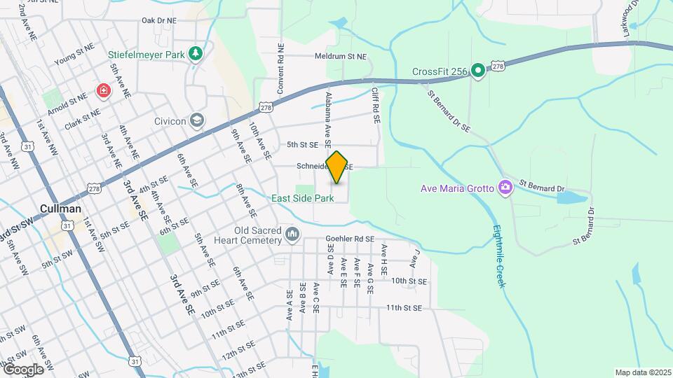 616 Alabama Ave SE Map and Location Details