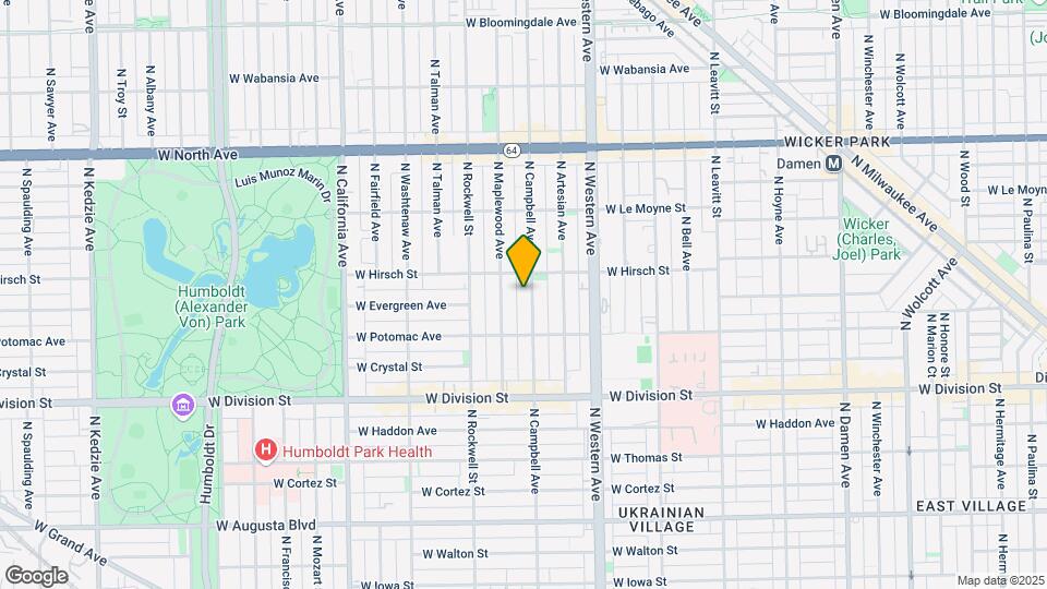 1340 N Campbell Ave-Unit -2 Mapa y Detalles de la Ubicación